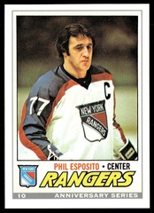 1992-93 O-Pee-Chee 25th Anniversary Series #55 Phil Esposito New York Rangers